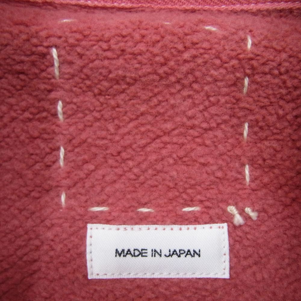 VISVIM ビズビム 23SS 0123105010015 AMPLUS SB HOODIE PO UD アンプラス プルオーバー フーディー パーカー レッド系 2【美品】【中古】