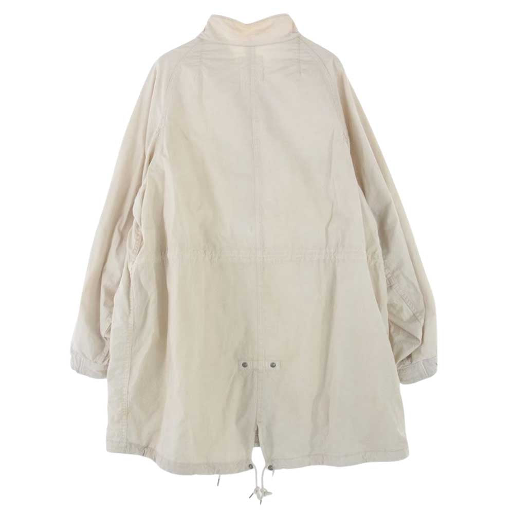 VISVIM ビズビム 22AW 0122205013008 SIX-FIVE FISHTAIL PARKA  M-65 フィッシュテール モッズ ミリタリー コート オフホワイト系 1【中古】