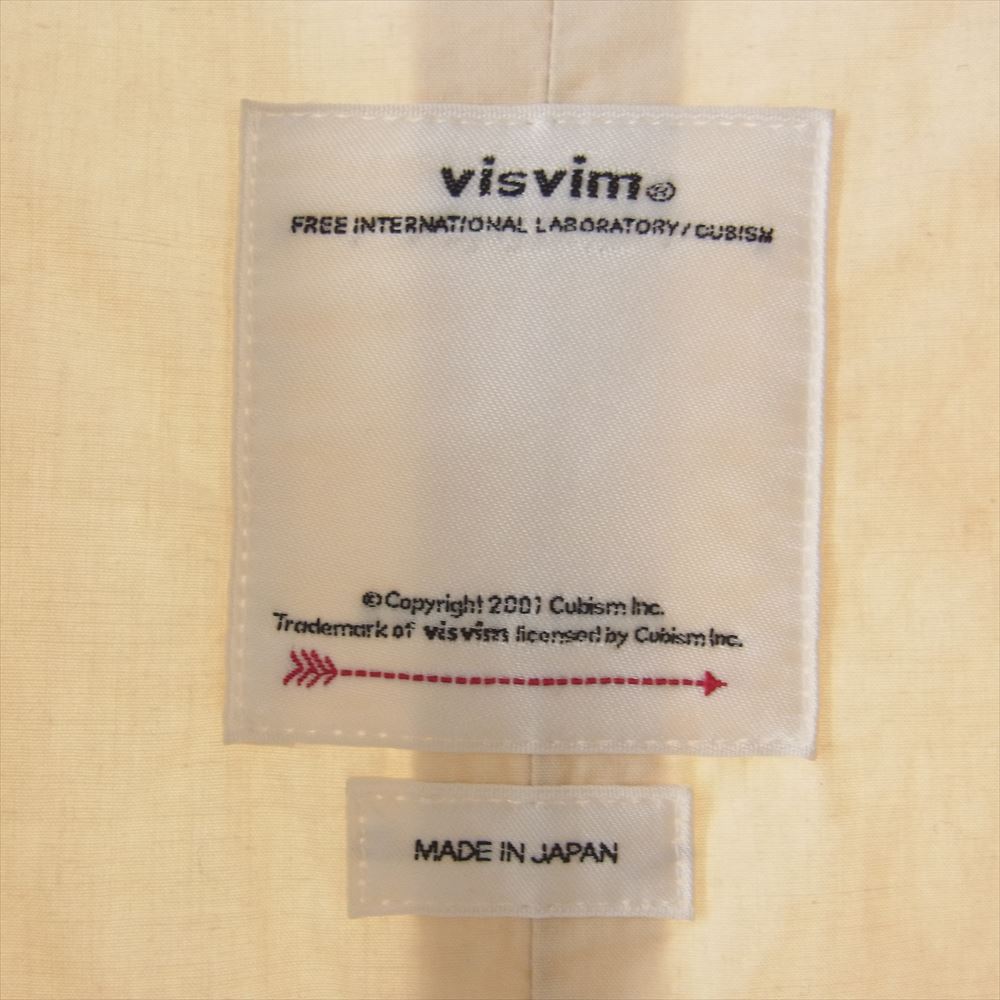 VISVIM ビズビム 22AW 0122205013008 SIX-FIVE FISHTAIL PARKA  M-65 フィッシュテール モッズ ミリタリー コート オフホワイト系 1【中古】