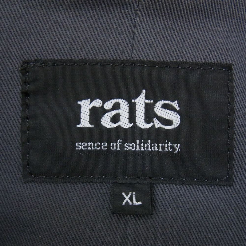 RATS ラッツ 12'RS-1105 ウール ジャケット ブラック系 XL【中古】