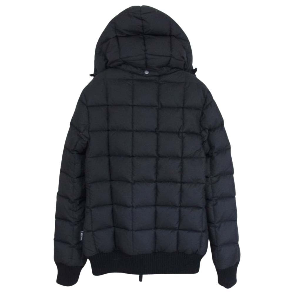 AKM エイケイエム DUVETICA デュベティカ AD001 NYL026 NEO SQUARE HOODED ナイロン ダウンジャケット ブラック系 S【中古】