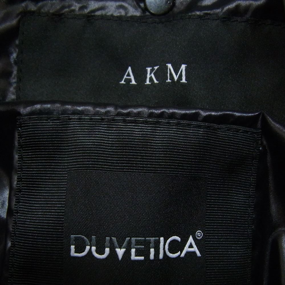 AKM エイケイエム DUVETICA デュベティカ AD001 NYL026 NEO SQUARE HOODED ナイロン ダウンジャケット ブラック系 S【中古】