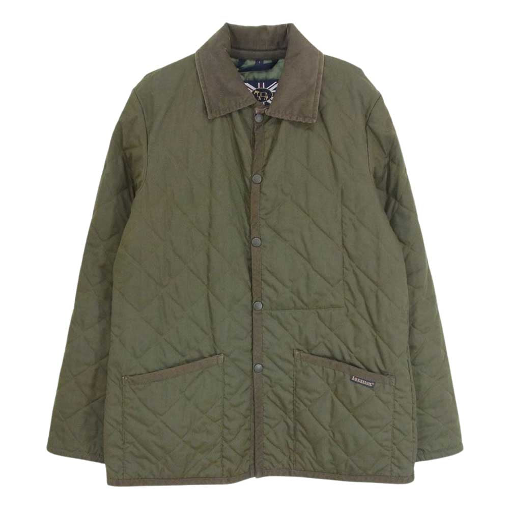 LAVENHAM ラベンハム LVH-17S-TC1 英国製 キルティング ジャケット カーキ系 S【中古】