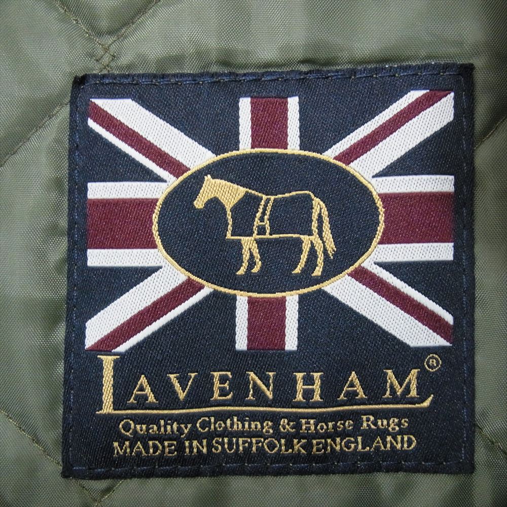 LAVENHAM ラベンハム LVH-17S-TC1 英国製 キルティング ジャケット カーキ系 S【中古】