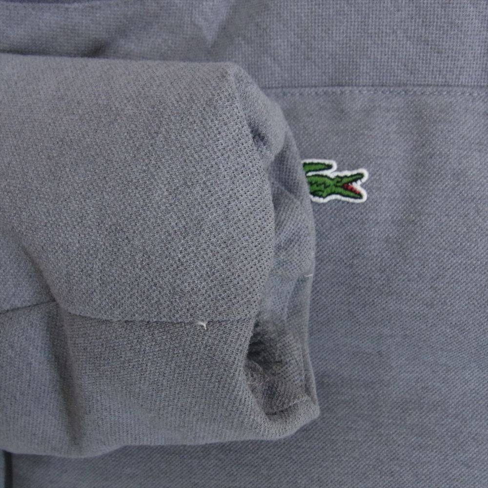 LACOSTE ラコステ BH340EL ピケ ダウン ジャケット グレー系 XS【中古】