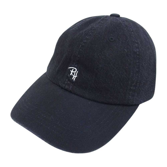 Ron Herman ロンハーマン 3821000021 Used Denim Logo Cap ユーズド デニム ロゴ キャップ ブラック系【中古】