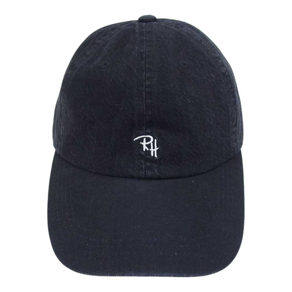 Ron Herman ロンハーマン 3821000021 Used Denim Logo Cap ユーズド デニム ロゴ キャップ ブラック系【中古】