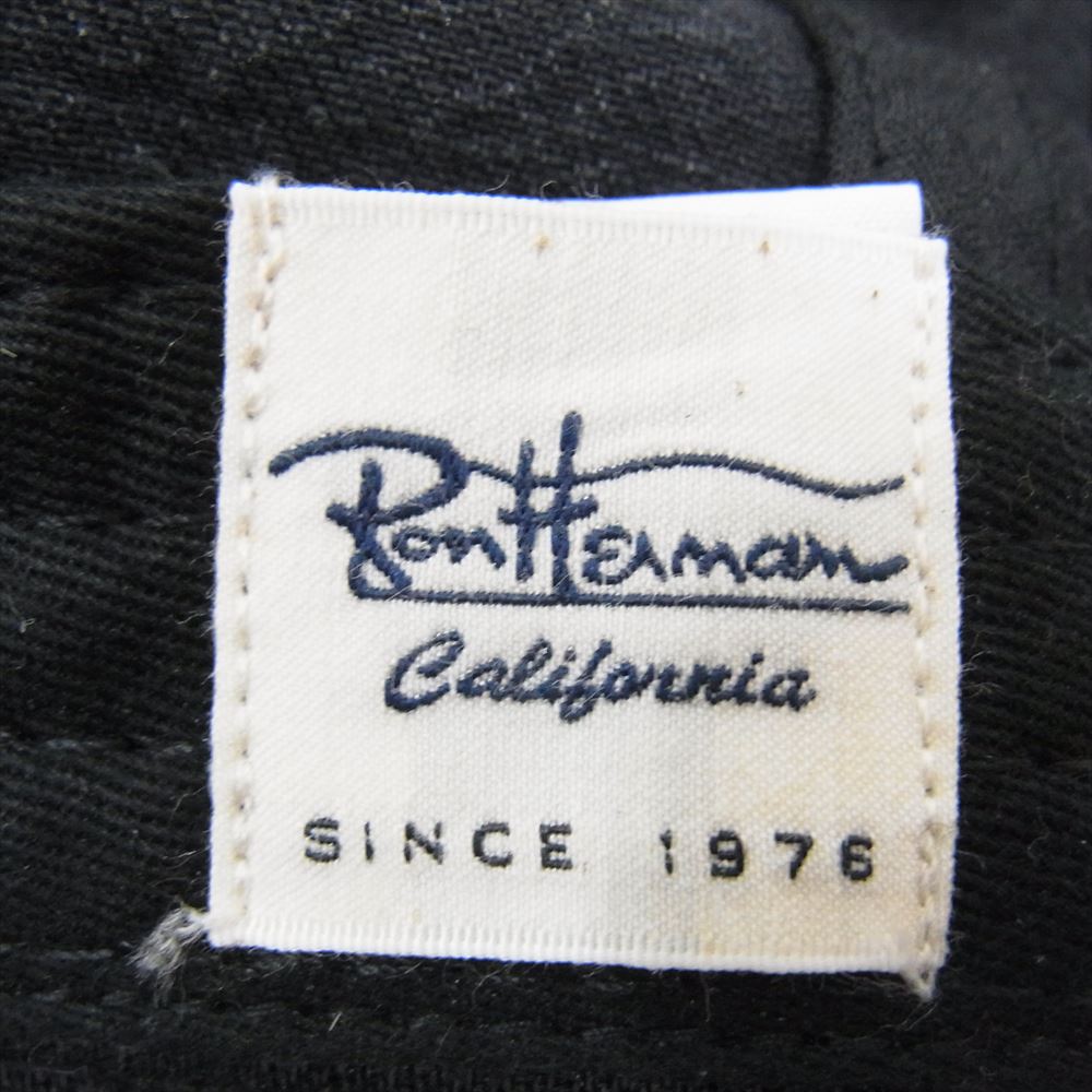 Ron Herman ロンハーマン 3821000021 Used Denim Logo Cap ユーズド デニム ロゴ キャップ ブラック系【中古】