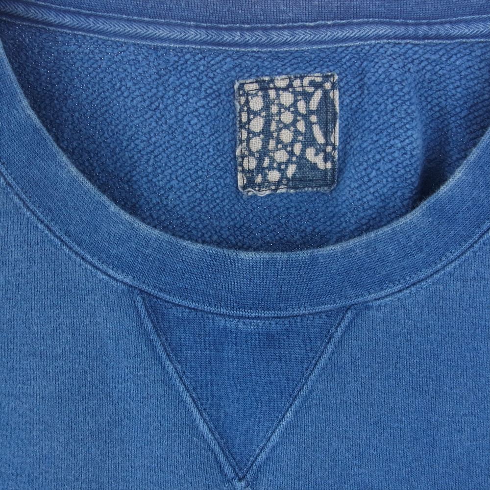 VISVIM ビズビム 0221905010010 21AW ICT限定 JUMBO SWEAT L/S IDG ジャンボ スウェット インディゴ インディゴブルー系 3【中古】
