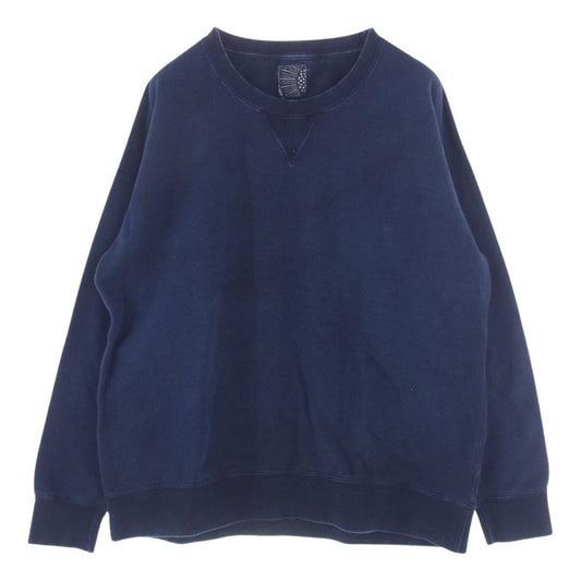 VISVIM ビズビム 0221905010010 21AW ICT限定 JUMBO SWEAT L/S IDG インディゴ ジャンボ スウェット  ネイビー系 3【中古】