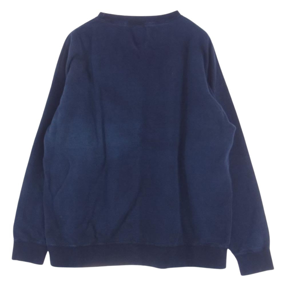 VISVIM ビズビム 0221905010010 21AW ICT限定 JUMBO SWEAT L/S IDG インディゴ ジャンボ スウェット  ネイビー系 3【中古】
