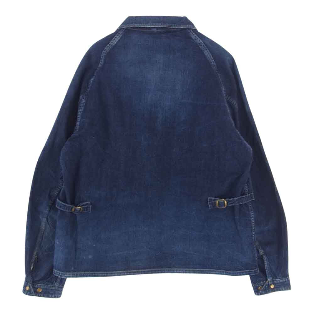 VISVIM ビズビム 0120205006004 20AW SS PEYTON SWING TOP DRY DENIM ペイトン ドライ デニム スイングトップ ジャケット インディゴブルー系 3【中古】