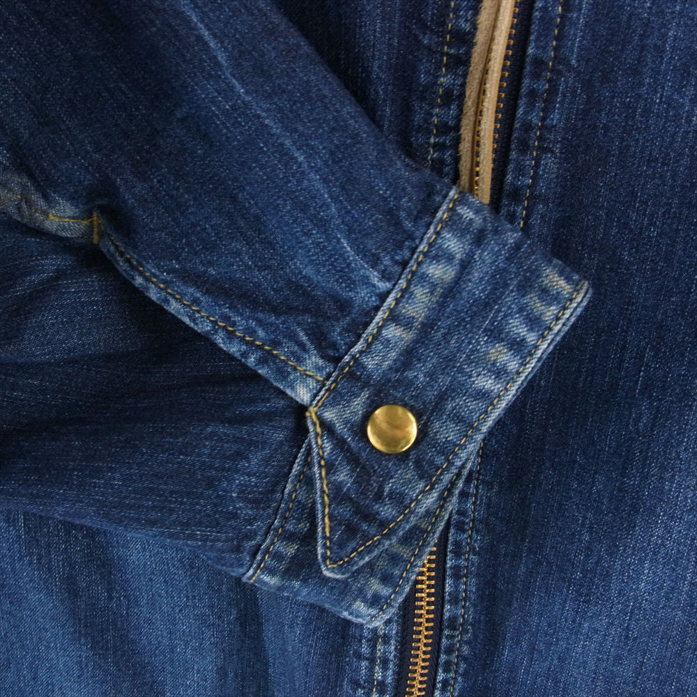 VISVIM ビズビム 0120205006004 20AW SS PEYTON SWING TOP DRY DENIM ペイトン ドライ デニム スイングトップ ジャケット インディゴブルー系 3【中古】