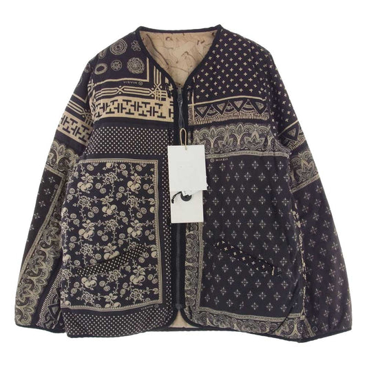 VISVIM ビズビム 0219905013002 19SS ICT限定 IRIS LINER JKT BANDANA バンダナ アイリス ライナー ジャケット ダークグレー系 ベージュ系 3【中古】