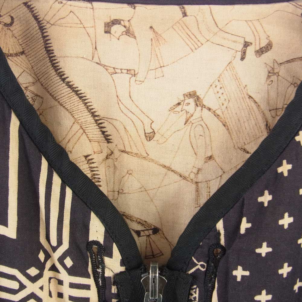 VISVIM ビズビム 0219905013002 19SS ICT限定 IRIS LINER JKT BANDANA バンダナ アイリス ライナー ジャケット ダークグレー系 ベージュ系 3【中古】