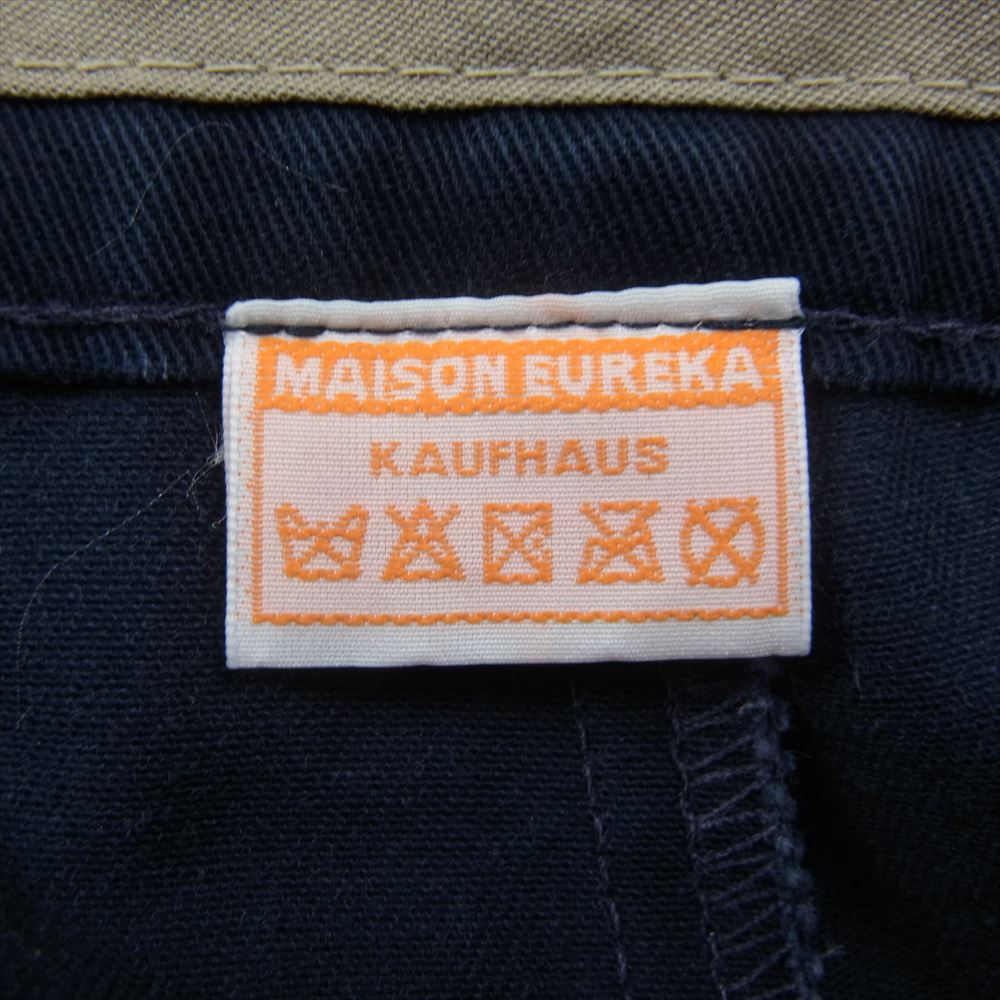 MAISON EUREKA 70 VINTAGE REWORK CHINO ヴィンテージ リメイク ベルト付き チノ パンツ ネイビー系 S【中古】