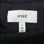 HYKE ハイク 20AW 202-17175 FAUX SHEARLING COAT シャーリング コート ボアフリース ノーカラー  ブラック系 1【中古】