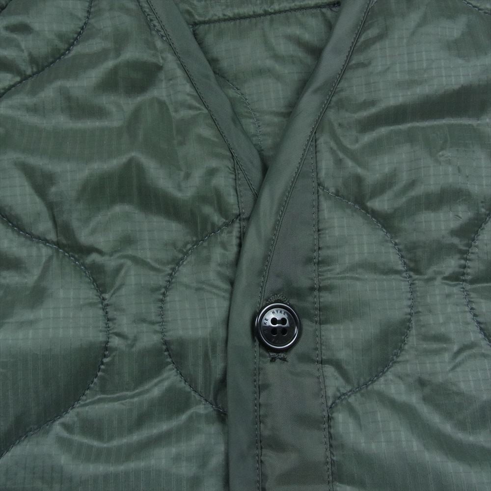 HYKE ハイク 21AW 212-17316 QUILTED LINER COAT キルティング ライナーコート カーキ系 S【中古】