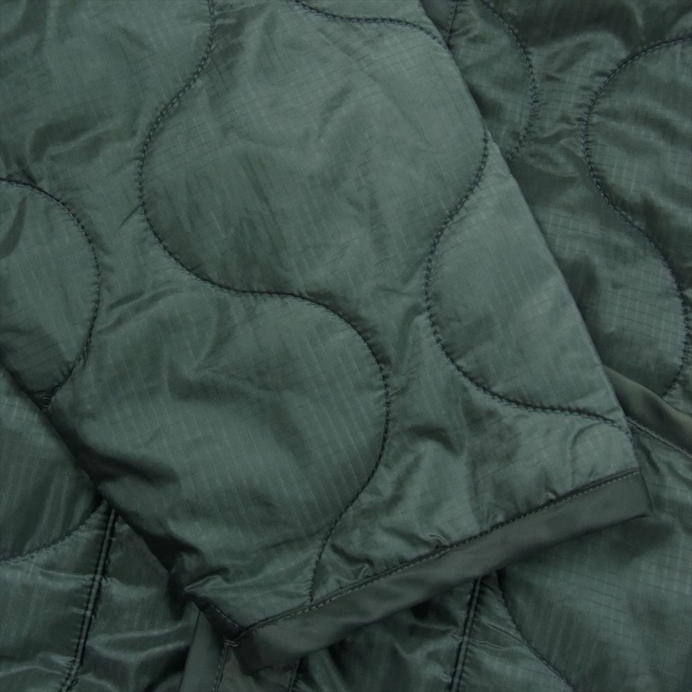 HYKE ハイク 21AW 212-17316 QUILTED LINER COAT キルティング ライナーコート カーキ系 S【中古】