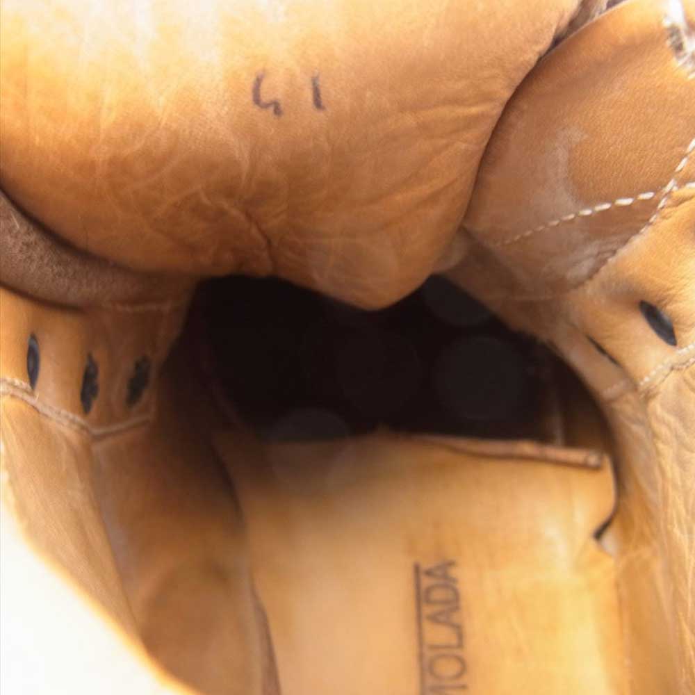 MARMOLADA マルモラーダ F.lli Giacometti スエード レザー マウンテンブーツ トレッキングブーツ ブラウン ライトブラウン系 41【中古】