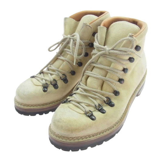 MARMOLADA マルモラーダ F.lli Giacometti スエード レザー マウンテンブーツ トレッキングブーツ ベージュ ベージュ系 41【中古】