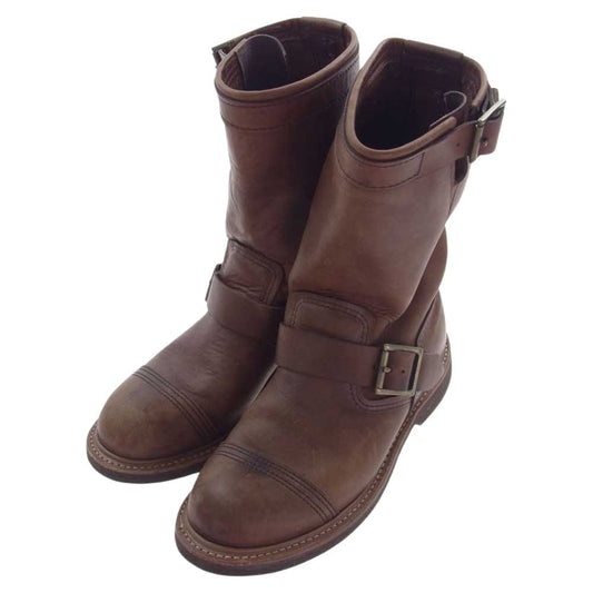 RED WING レッドウィング 8121 アイアンスミス エンジニアブーツ ブラウン系 US7 D(25cm)【中古】