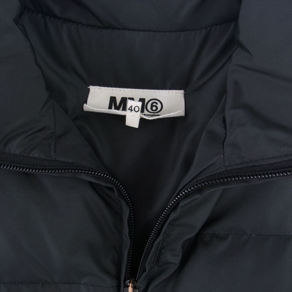 MAISON MARGIELA メゾンマルジェラ 32AA009043219 MM6 エムエムシックス ナイロン ダウンコート ブラック系 40【中古】