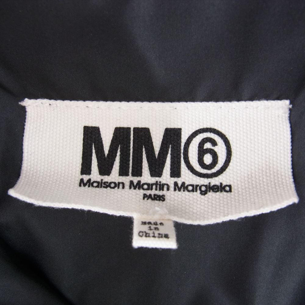 MAISON MARGIELA メゾンマルジェラ 32AA009043219 MM6 エムエムシックス ナイロン ダウンコート ブラック系 40【中古】