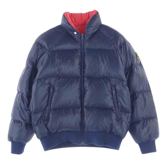 MONCLER モンクレール ヴィンテージ ski wear スキー ウェア リバーシブル ダウン ジャケット ネイビー系 レッド系【中古】