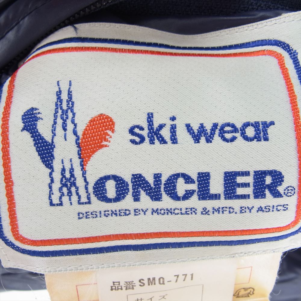 MONCLER モンクレール ヴィンテージ ski wear スキー ウェア リバーシブル ダウン ジャケット ネイビー系 レッド系【中古】