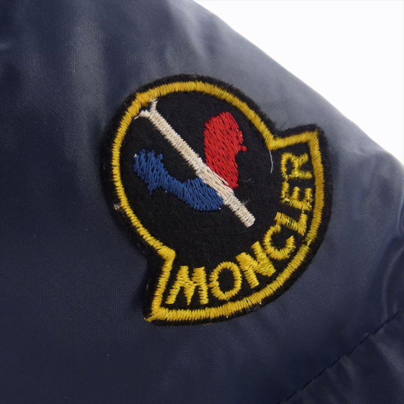 MONCLER モンクレール ヴィンテージ ski wear スキー ウェア リバーシブル ダウン ジャケット ネイビー系 レッド系【中古】