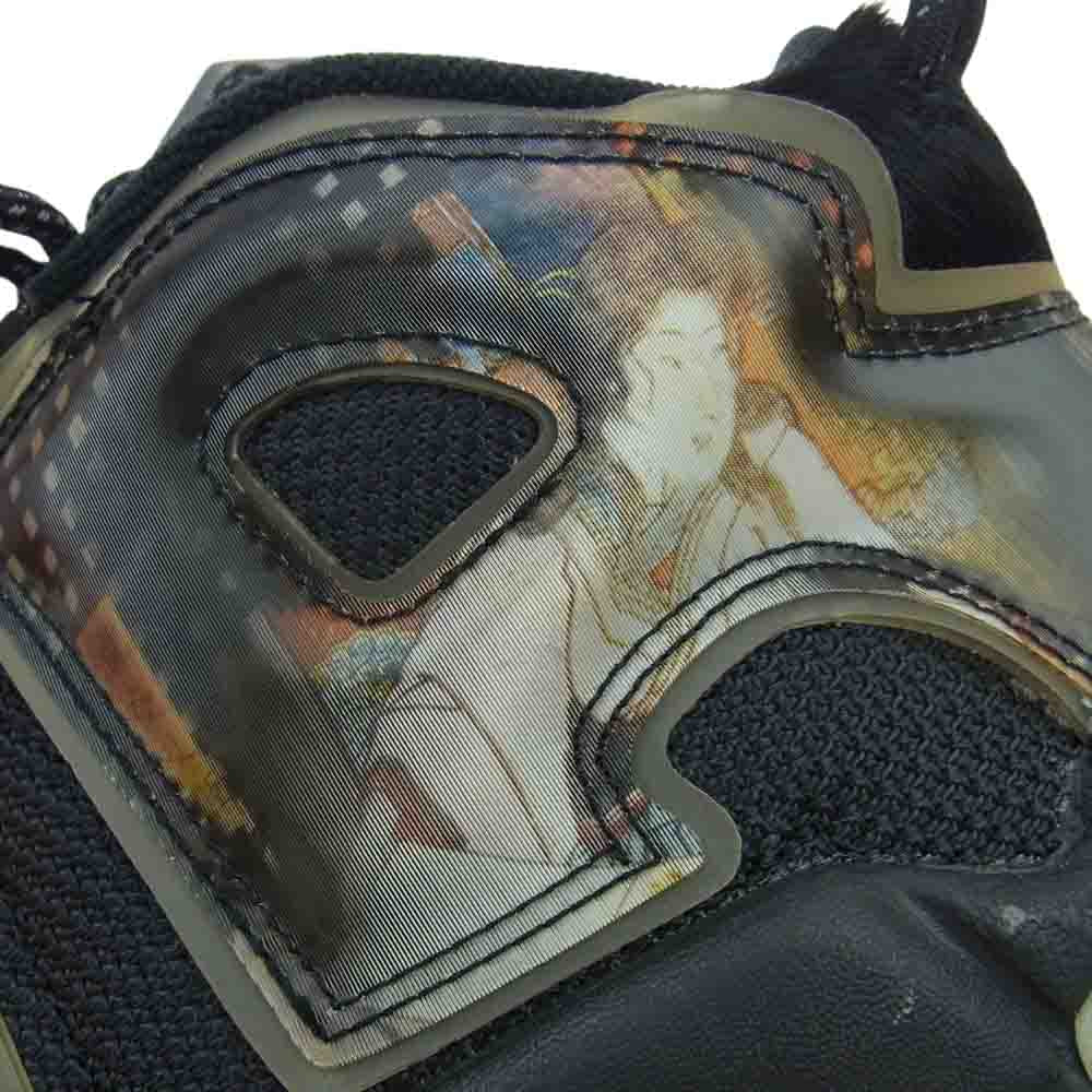 NIKE ナイキ DM6213-045 Air More Uptempo Utagawa Kuniyoshi エアモア アップテンポ ウタガワ クニヨシ スニーカー ブラック系 28cm【極上美品】【中古】