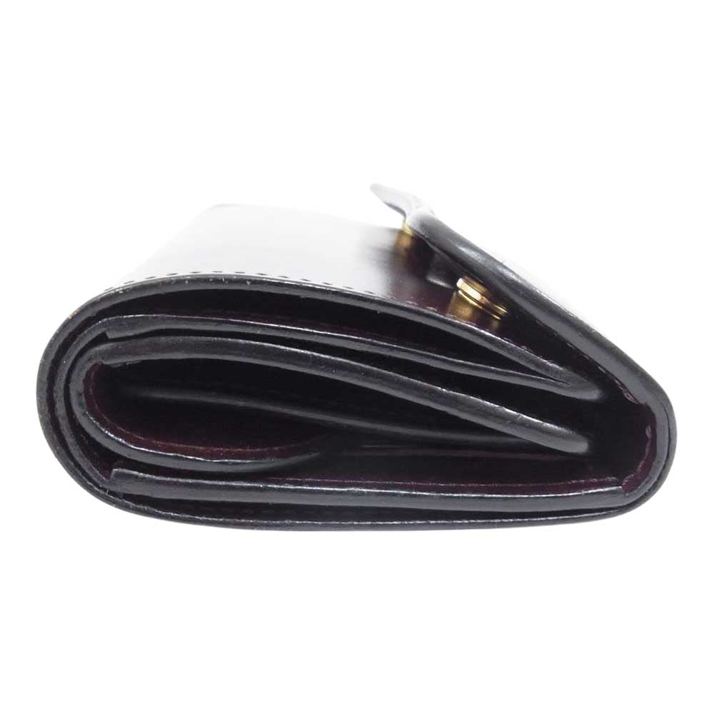 WILDSWANS ワイルドスワンズ BYRNE DBR バーン コードバン サドルプルアップ レザー ウォレット折り財布 ブラウン系【中古】