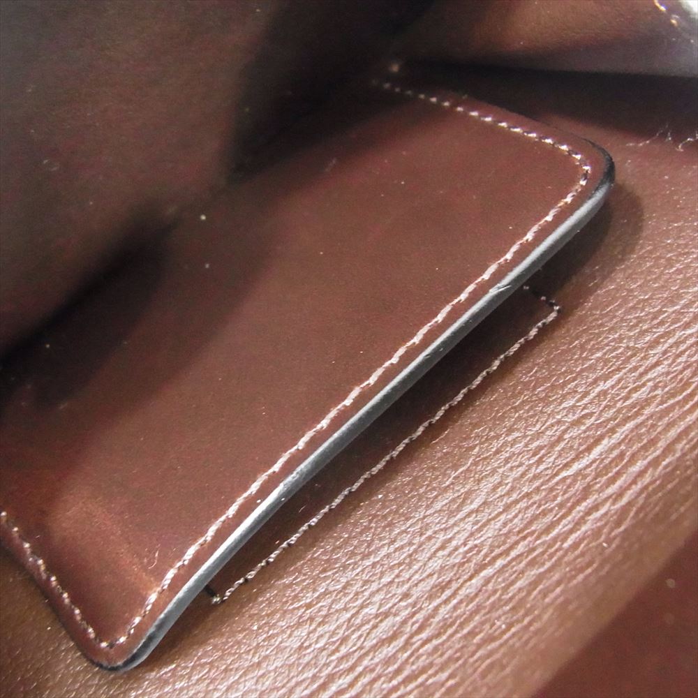 WILDSWANS ワイルドスワンズ BYRNE DBR バーン コードバン サドルプルアップ レザー ウォレット折り財布 ブラウン系【中古】