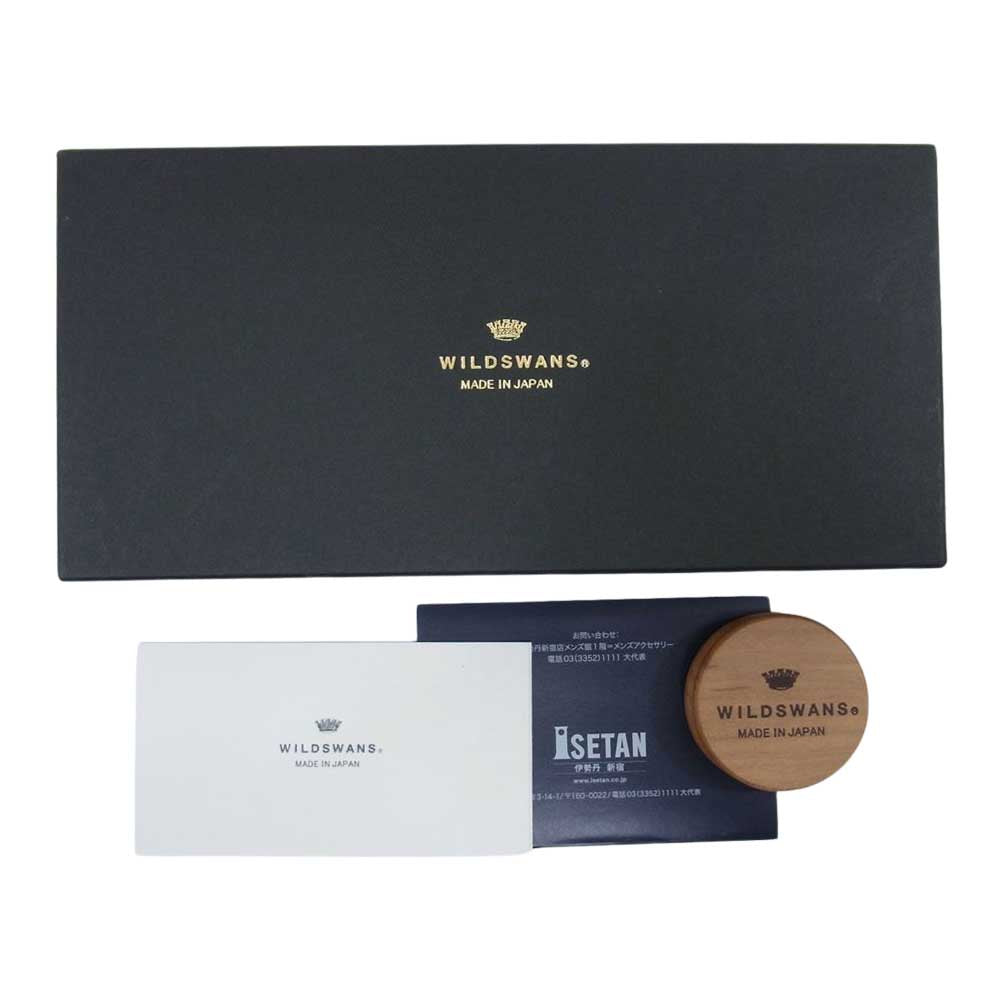 WILDSWANS ワイルドスワンズ BYRNE DBR バーン コードバン サドルプルアップ レザー ウォレット折り財布 ブラウン系【中古】