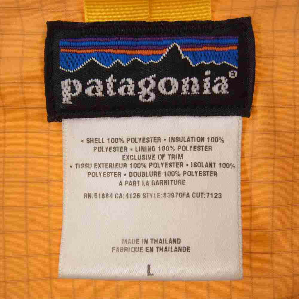 patagonia パタゴニア 83970FA Puffball Sweater パフボール セーター 中綿 ナイロン ジャケット イエロー イエロー系 L【中古】