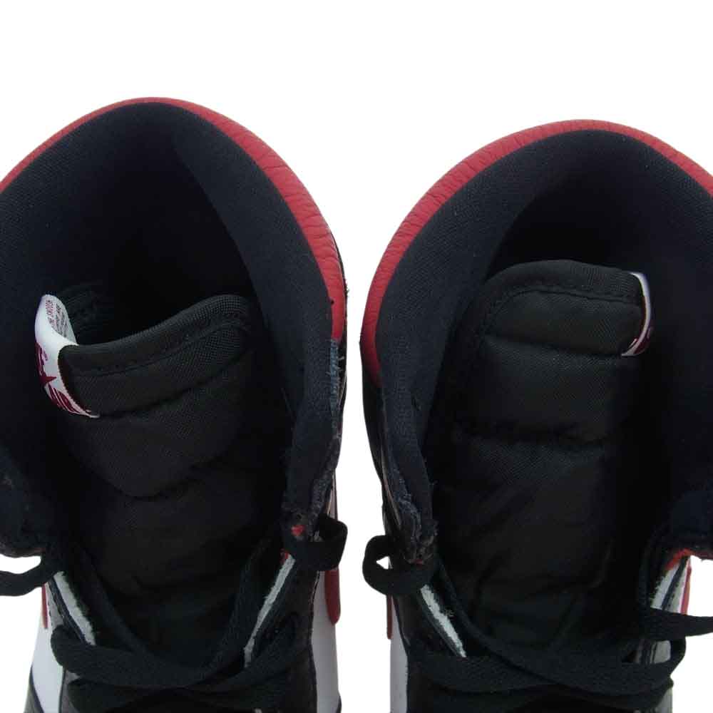 NIKE ナイキ 555088-061 AIR JORDAN 1 RETRO HIGH OG GYM RED AJ1 エアジョーダン1 レトロ ハイ ジムレッド ハイカットスニーカー レッド系 ブラック系 ホワイト系 30ｃｍ【中古】