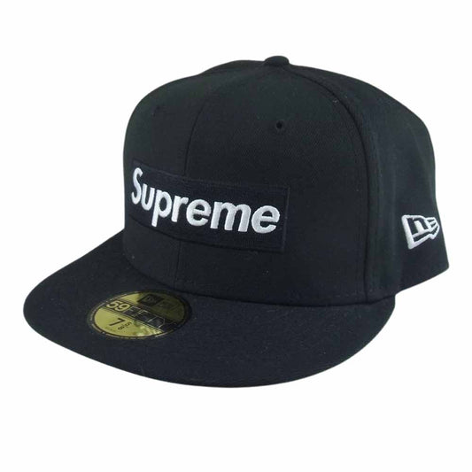 Supreme シュプリーム 22AW  Money Box Logo New Era マネー ボックスロゴ ニューエラ Cap キャップ ブラック系 60.6cm【中古】