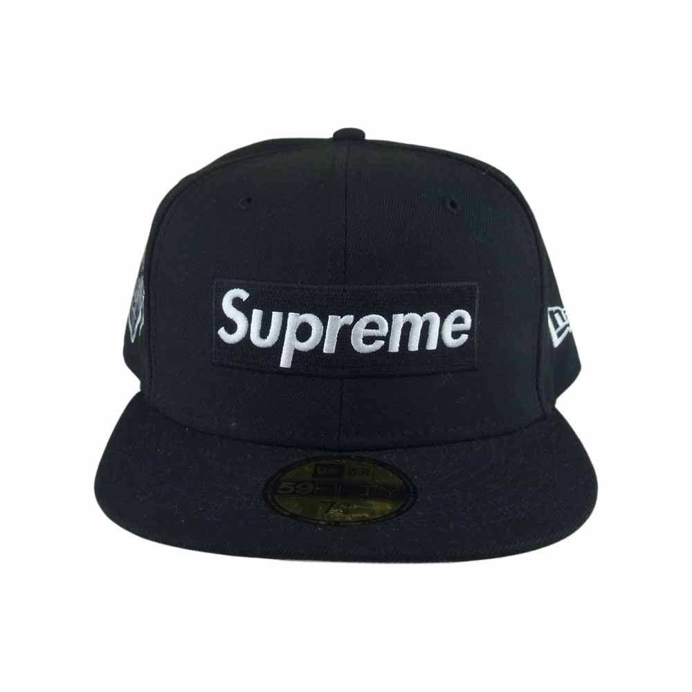 Supreme シュプリーム 22AW  Money Box Logo New Era マネー ボックスロゴ ニューエラ Cap キャップ ブラック系 60.6cm【中古】