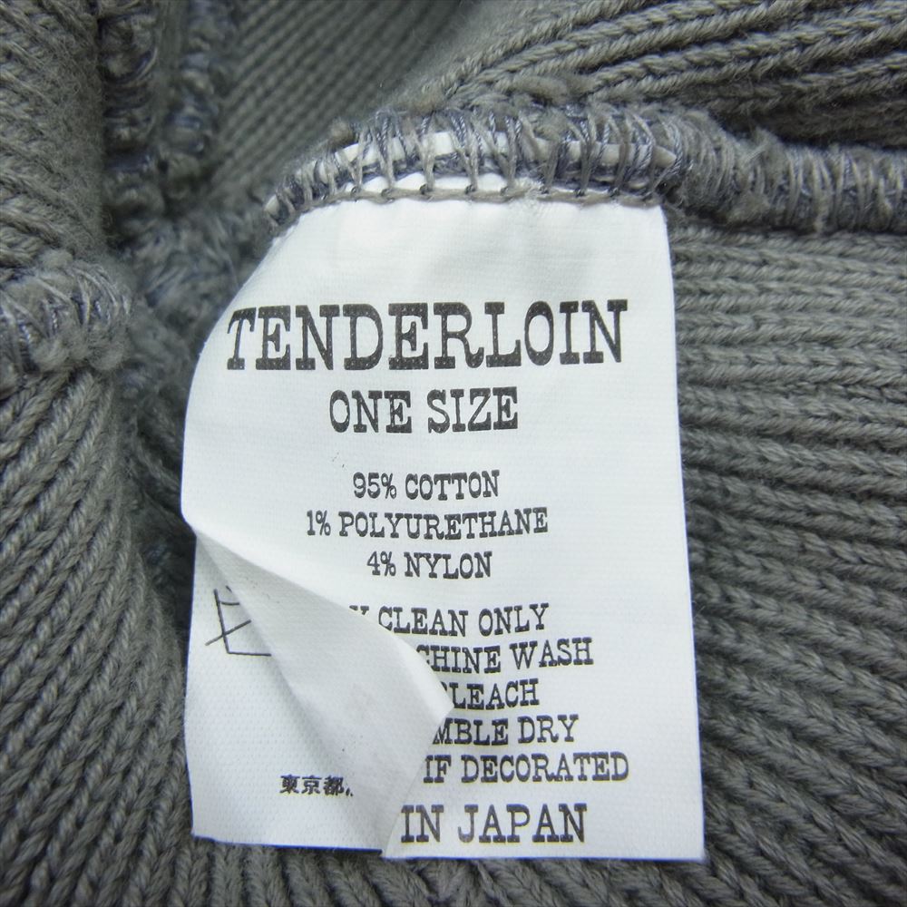 TENDERLOIN テンダーロイン T-BEANIE ビーニー ニットキャップ ニット帽 グレー系 OS【中古】