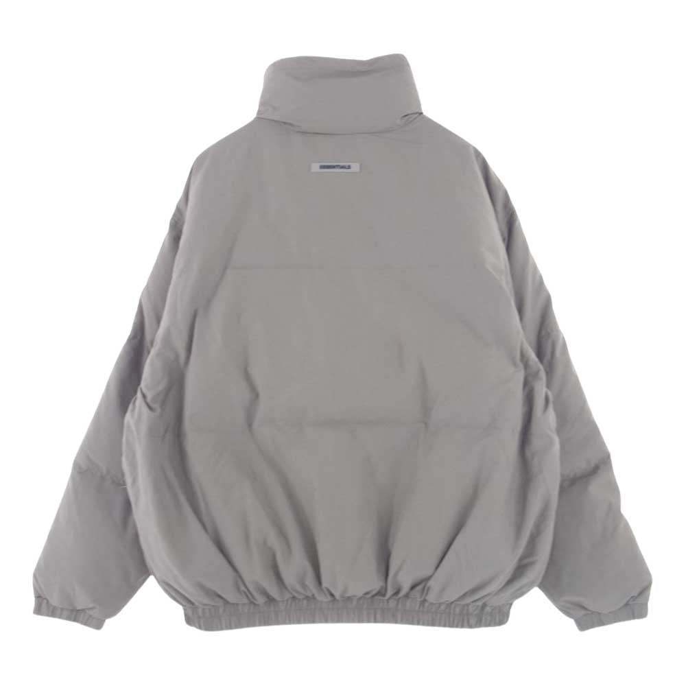 FEAR OF GOD フィアオブゴッド ESSENTIALS エッセンシャルズ Puffer Jacket パデッド 中綿 ジャケット カラー 504 ベージュグレー系 L【極上美品】【中古】
