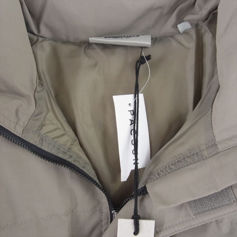 FEAR OF GOD フィアオブゴッド ESSENTIALS エッセンシャルズ Puffer Jacket パデッド 中綿 ジャケット カラー 504 ベージュグレー系 L【極上美品】【中古】