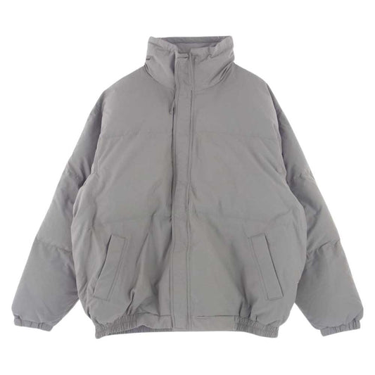 FEAR OF GOD フィアオブゴッド ESSENTIALS エッセンシャルズ Puffer Jacket パデッド 中綿 ジャケット カラー119 ベージュグレー系 L【極上美品】【中古】