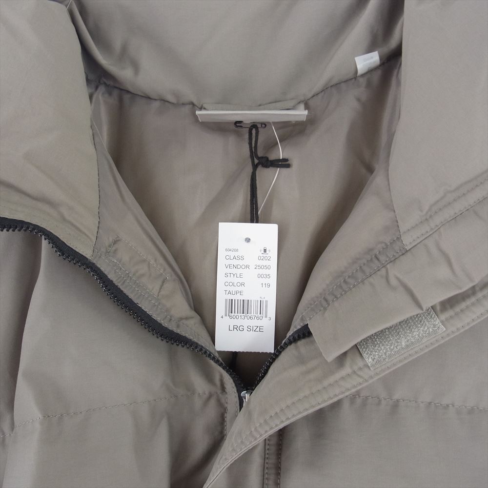 FEAR OF GOD フィアオブゴッド ESSENTIALS エッセンシャルズ Puffer Jacket パデッド 中綿 ジャケット カラー119 ベージュグレー系 L【極上美品】【中古】