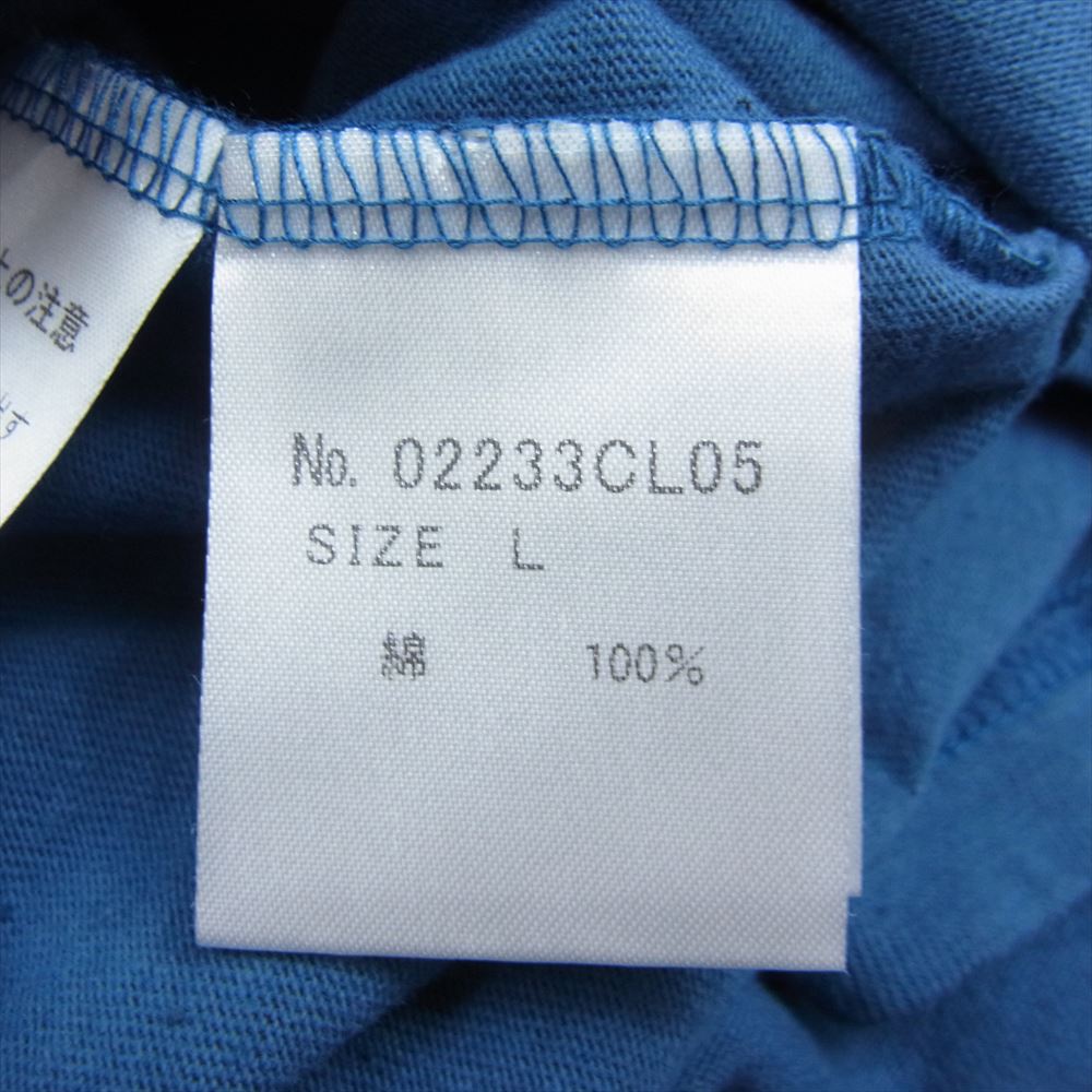 HYSTERIC GLAMOUR ヒステリックグラマー 23AW 02233CL05 MOTOR CITY FEVER モーターシティ フィーバー 長袖 Tシャツ ロンT ネイビー系 L【新古品】【未使用】【中古】