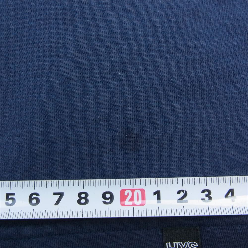 HYSTERIC GLAMOUR ヒステリックグラマー 23AW 02233CL16 GREATEST PARTY SOUNDS グレイテストパーティ サウンド 長袖 Tシャツ ロンT ネイビー系 L【新古品】【未使用】【中古】