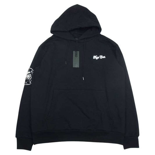HYSTERIC GLAMOUR ヒステリックグラマー WDS-C-HYS-24-Q2-07 WIND AND SEA WDS Hoodie ウィンダンシー バックロゴプリント プルオーバー フーディ パーカー ブラック系 L【新古品】【未使用】【中古】