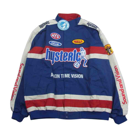 HYSTERIC GLAMOUR ヒステリックグラマー 23AW 02233AB08 HYSTRIC RACING ピットクルー ジャケット マルチカラー系 L【新古品】【未使用】【中古】