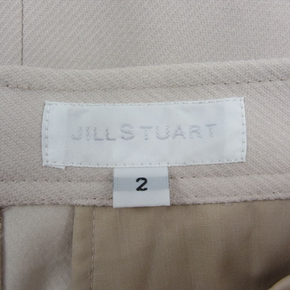 JILLSTUART ジルスチュアート プリーツ レイヤー ロング スカート オフホワイト系 2【中古】