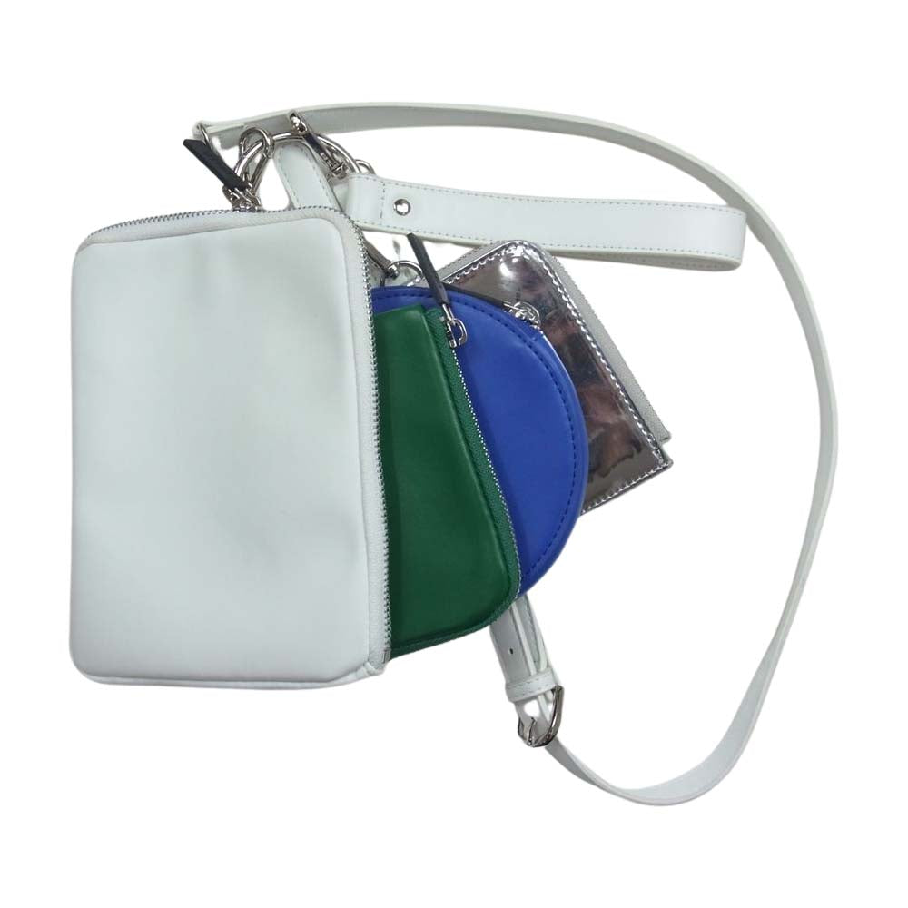 アンスリード 2WAY MULTI BAG マルチ ショルダーバッグ ホワイト系【中古】